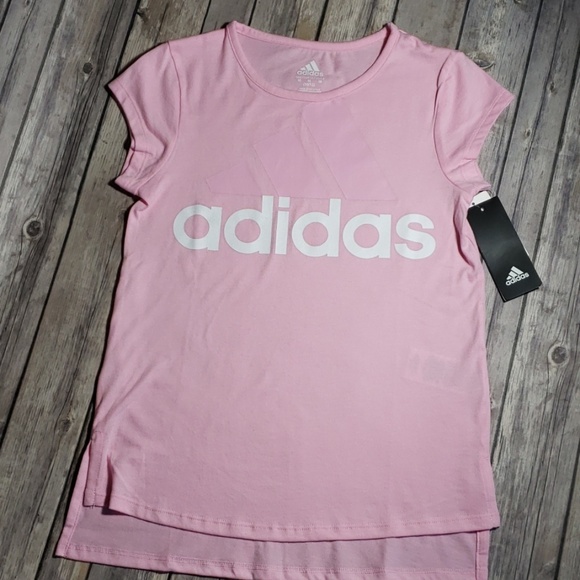 🎉HP🎉 M(10-12) ONLY adidas Big Girls Cotton Tee - Picture 2 of 8